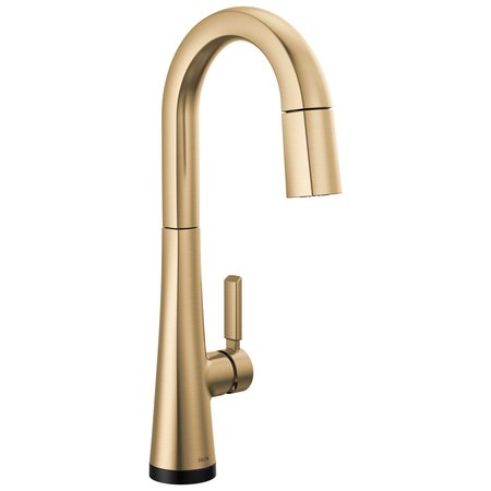 DELTA Monrovia: Single Handle Pull-Down Bar/Prep Faucet With Touch2O Technology 9991T-CZ-PR-DST